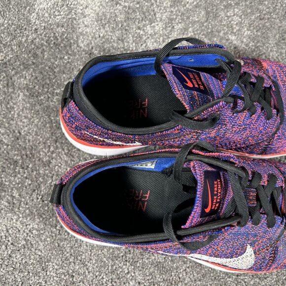 Nike Free TR Flyknit Athletic Running Shoes Blue 718785-002 Women’s Size 8.5 - Picture 11 of 13